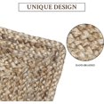 thumbnail image 3 of Reversible Large Jute Rug 4'x 6' - Natural Handwoven Braided Rectangle Area Rugs, 3 of 7