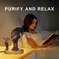 thumbnail image 5 of Black Women Head Incense Burner Black Men Head Incense Holder Face Head Room Decoration Cool Items For Room Home Decor, 5 of 5