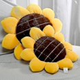 thumbnail image 2 of Almohada de girasol creativa, cojín de flores versátil súper suave para sala de estar, dormitorio, decoración del hogar Hy, 2 of 5