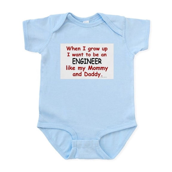 CafePress - Engineer (Like Mommy & Daddy) Infant Bodysuit - Baby Light Bodysuit, Size Newborn - 24 Months