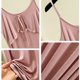 thumbnail image 4 of Camisón corto de algodón para mujer, con tirantes, color liso, holgado y cómodo, sin mangas, 4 of 4