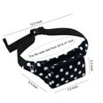 thumbnail image 2 of Fanny Pack for Women Men,Crossbody Fanny Pack Water Resistant Sports Waist Bag Pack, Belt Bag for Travel Hiking Running, 2 of 7