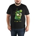 thumbnail image 4 of Plus Loose Men's T-Shirt TopOwl (4) Graphic Tees Crew Neck Short Sleeves Casual Summer Sports Best Oversize Tee XS-5XL, 4 of 5
