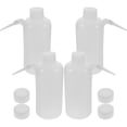 thumbnail image 3 of SOPOTUTU Set of 4 Transparent Plastic Refillable Bottles for Chemical Lab Storage and Sample Filling, 3 of 8