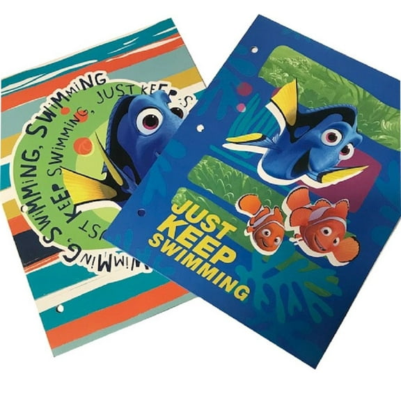 Disney Pixar Finding Dory 2-Pocket Assorted Portfolio Folders