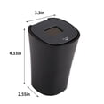 thumbnail image 3 of CxhicLuv Car Solar Ashtray, Auto LED Light Ashtray, Universal Cup Holder Design, Car Interior Accessories, Smoke & Trash Storage for Smokers, Drivers, Black, 3 of 7