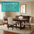 thumbnail image 5 of Elk Home Juba 24-Inch Wall Mirror in Horn Finish, Traditional Style, 5 of 10