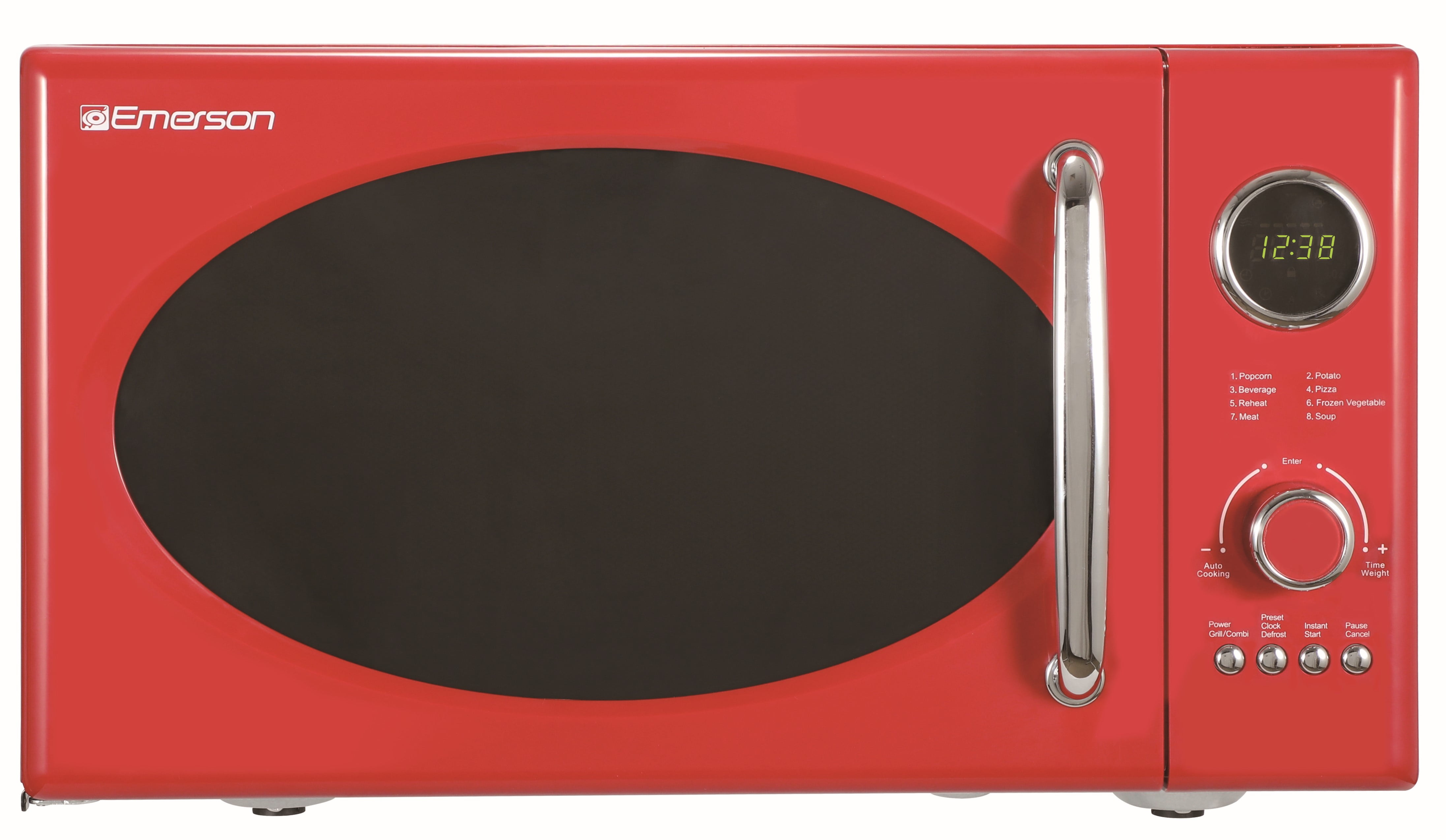 Magic Chef, Countertop Microwave, 0.7 cu ft 700W Retro Red