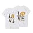 thumbnail image 5 of Qiopertar T-Shirt Col Rond Unisexe, Blouses Classiques Confortables, Hauts de la Saint-Valentin en Solde, Offres de la Semaine en Solde, 5 of 5