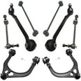 thumbnail image 4 of Detroit Axle - 34pc Brake Suspension Kit for RWD Chrysler 300 Dodge Charger Magnum Front Disc Brake Rotors Brake Pads Struts Wheel Bearing Hubs Control Arms Tie Rods Rear Sway Bars Shock Absorbers, 4 of 8