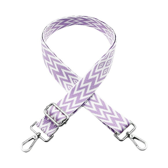YOUSNH New Belt Replacement Belt Bag Wide Shoulder Belt Long Shoulder Belt Ethnic Style Wide Shoulder Belt Single Shoulder Crossbody Belt 3.8cm Bag Parts Accessory Purple