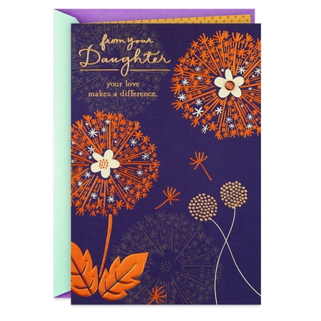 Hallmark Special Mother's Day Card (Mom Purple Brst Flowers)