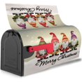 thumbnail image 3 of Retro American Flag Mailbox Cover Magnetic Post Box Covers Wraps Large Size 25.5x21 Inches for Garden Yard Decor, 3 of 7