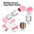 thumbnail image 4 of Portable Pet Dog Water Bottles Drinker Dispenser Travel Gourd Feeder With Drinking Food Bowl Poop Bag For Chiens Outdoor Walking, 4 of 7