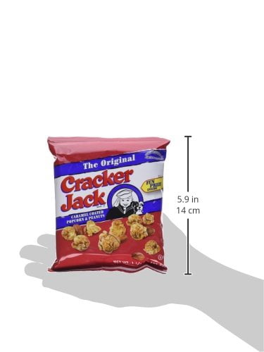 Cracker Jacks Fun Snack Pack bundle - 1.25 oz. bags (12 Count) 1.25 Ounce (Pack of 12)