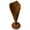 A,10.24x3.94", variant on Rustic Vintage Metal Flower Planter,12.6x4.3" Farmhouse Conical Bouquet Vase, Antique Rust Finish Tabletop Plant Pot, Country Style Decorative Flower Container, Wavy Rim Floral Display Holder