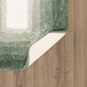 Mohawk Home Ombre Plush Pile Stain/Fade Resistant Non-Slip Machine Washable Bath Mat, Eucalyptus, 2 x 5