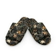 thumbnail image 2 of Xoenoiee Hunting Camo Leaves Print Memory Foam Open Toe Slippers, Indoor Outdoor House Sliders with Anti-Skid Sole for Women Men, Machine Washable, 4.5-5 Women/3.5-4.5 Men, 2 of 7