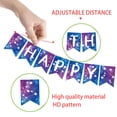 thumbnail image 2 of Banner de cumpleaños BHNACIER Galaxy Space Astrology Party, 2 of 7