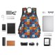 thumbnail image 4 of Disketp colorful plaid Dinosaur Mochila Ligera e Impermeable, Mochila de Día Resistente para Viajes, Senderismo y Uso Diario para Hombre y Mujer, 4 of 7