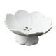 thumbnail image 4 of Cuenco de cerámica para frutas, colador de cocina, cuenco para bufé, colador multiusos para verduras. Blanco, 4 of 9