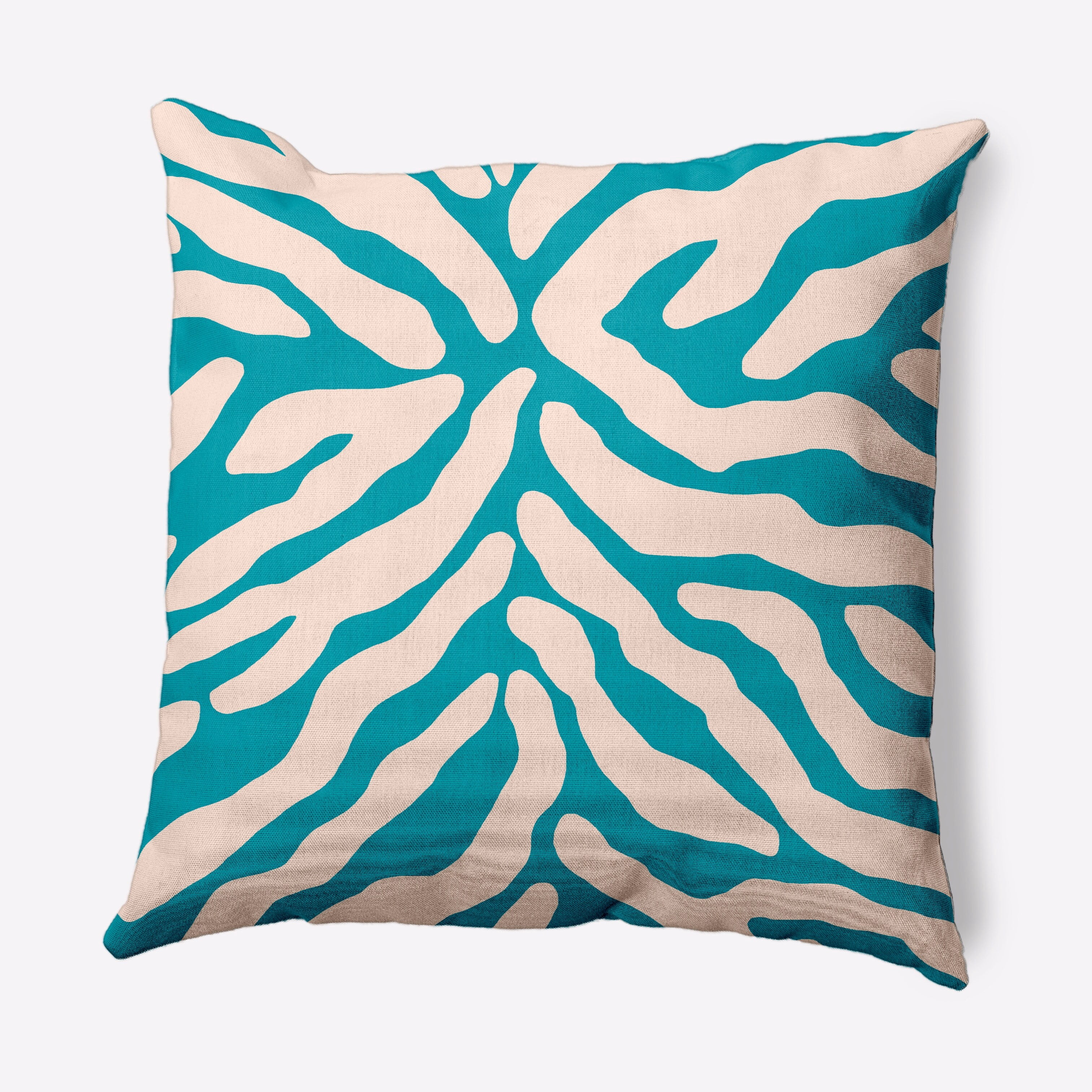 18" x 18" Simply Daisy Animal Stripe Decorative Throw Pillow