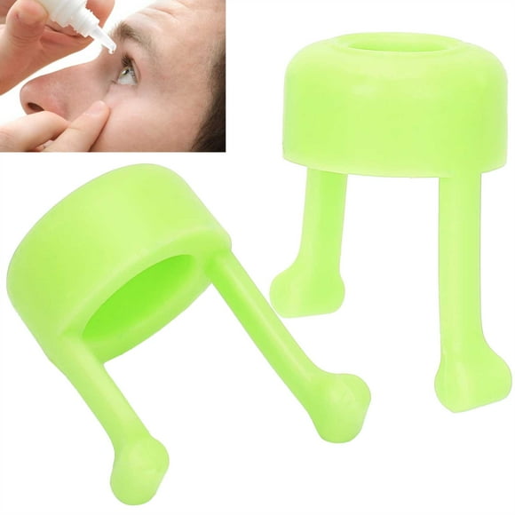 Eye Drop Guide Eye Drop Device Eyedrop Aid Eye Drops Fixing Bracket, 2pcs Green, Support Storage Holders, Accurate and Effective Drip Process