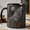 Black, variant on Wolf Dad Mug 3D Effect Mug for Wolf Lover Dad, Howling Wolf Coffee Cup Gift