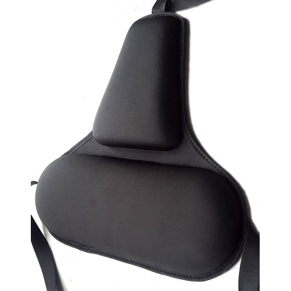 Upper and Lower Gel Foam Back Support by FOMI Care Thoracic and Lumbar Support for Car, Home, Office Chair Promotes Healthy Posture, Sciatica Pain Relief