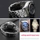 thumbnail image 5 of Correa de acero inoxidable de alta calidad para reloj de pulsera, 22 y 24 mm, para Breitling Super Ocean Challenge Avengers WatchBand para hombre, 5 of 5