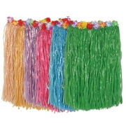 12 Pack Beistle Luau Party Adult Artificial Grass Hula Skirt