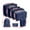 Navy, variant on Vrorvz 7 Piece Travel Storage Bag Set for Clothes Shoes and Underwear Portable Lightweight Organizer with Zipper and Handle for Luggage Makeup and Digital Accessories