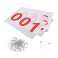 thumbnail image 3 of Lipstore 100 Pcs Salopettes de Course Numéros d'Athlète Réutilisables avec Épingles 100 Numéros Salopettes de Course 001 à 100, 3 of 8