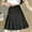 Black, variant on Women's Fashion High Waisted Mid Length Solid Color Pleated Half Skirt Poodle Skirts Workout Skirts for Women Skirts for Women Knee Length Silk Skirt Pencil Skirts for Women Side Slit Skirt Athletic