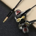 thumbnail image 3 of Hicess Wied Earphone Stereo with Mic Plastic Moving Coil Iron 3.5mm Universal Headset for Sports, 3 of 8
