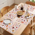 thumbnail image 5 of Pumpkin Fall Placemats Set of 2, Thanksgiving Orange Leaf Non-Slip Place Mats Washable Table Mats for Kitchen Dining Table Decorations Indoor/Outdoor, 5 of 9