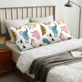 thumbnail image 6 of Naloa Cartoon Animals Super Soft 20x60 Body Pillow Case,Long Side Hidden Zipper（PILLOWS ARE NOT INCLUDED）, 6 of 6