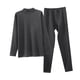 thumbnail image 3 of Conjunto de ropa interior térmica para hombre, camisa y pantalón abrigados de cuello medio, resistentes al frío, para otoño. SG, 3 of 9