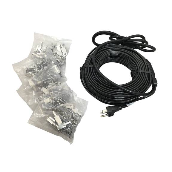 Frost King® RC100 Automatic Electric Roof & Gutter De-icing Cable Kit, 100 feet, Black