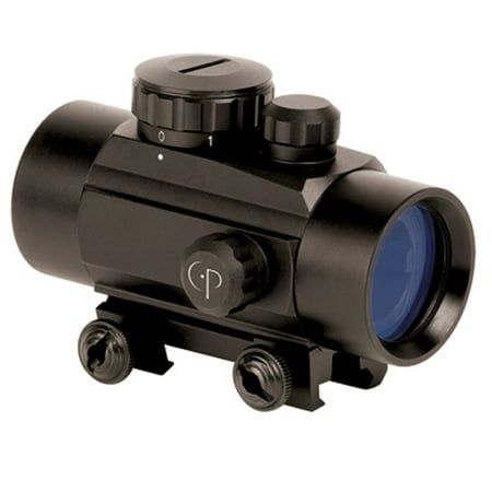 Green Front Night Sight - CenterPoint Optics 1x30mm Enclosed Reflex Sight Red and Green Dot Sight, 72601