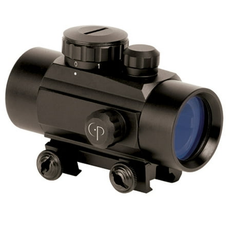 CenterPoint Optics 1x30mm Enclosed Reflex Sight Red and Green Dot Sight, (Best Red Dot For 10 22)