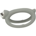 thumbnail image 4 of Nuby Loopals Silicone Teether for Babies, Gray Sloth Infant Teething Toy, 4 of 7