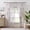 Yellow, variant on Muuphra Farmhouse Gray Burnout Floral Semi Sheer Curtains for Living Room Bedroom Girl's Room ,2 Panels Set,55×84"