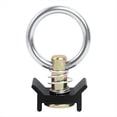 thumbnail image 4 of 12 Piezas Riel en L de Ajuste de Perno úNico Capacidad de 4,000 Lb con Anillo Redondo de Acero Inoxidable Control de Carga de Aluminio, Plata, 4 of 5
