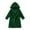 Green-1, variant on Girls Robes Kids Childrens Long Sleeve Hooded Beach Bath Towel Soft Cloak Bathrobe Coat Toddler Robe 7-8
