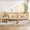 Light Natural, variant on Eyisean Twin Size Wooden Floor Bed, Space-Saving Low Profile Daybed with Storage Bookcases, Durable Safety Montessori Platform Bed with Cute Stairs & Guardrails for Bedroom, No Box Spring Needed