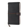 Tomshine Refillable Leather Journal Travel Notebook Diary Business Notepad Card Holder Lined Blank Grid Paper with Elastic Strap for Men & Women Writing