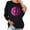 Black, variant on Jsaierl Breast Cancer Shirts Women Pink Ribbon Graphic Sweatshirts Funny Long Sleeve Tops Dressy Casual Breast Cancer Survivor Gifts T-shirts