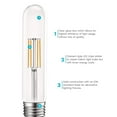 thumbnail image 4 of Luxrite Vintage T9 LED Tube Light Bulbs 60W Equivalent, 2700K Warm White, 550 Lumens, Dimmable, 5W, E26 Base (6 Pack), 4 of 5