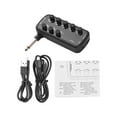 thumbnail image 2 of Bass Amplifier Portable Headphone Bass Amplifier Plug and Play for Electric Bass Musical Instrument 3 Built In Speaker Simulations OTG Internal Recording, Three Different, 2 of 7